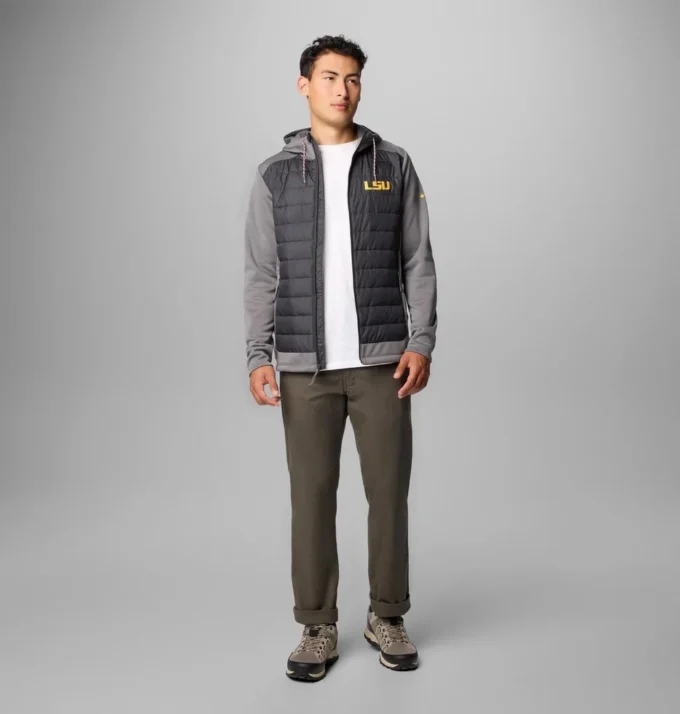 Sudadera con capucha híbrida Out-Shield™ para hombre – LSU Sudadera con capucha híbrida Out-Shield™ para hombre – LSU