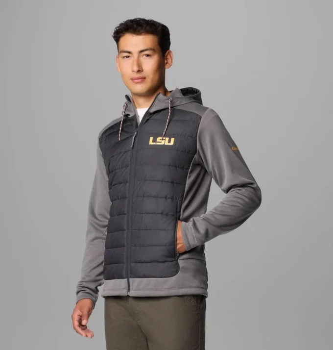 Sudadera con capucha híbrida Out-Shield™ para hombre – LSU Sudadera con capucha híbrida Out-Shield™ para hombre – LSU