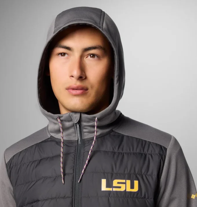 Sudadera con capucha híbrida Out-Shield™ para hombre – LSU Sudadera con capucha híbrida Out-Shield™ para hombre – LSU