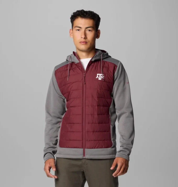 Sudadera con capucha híbrida Out-Shield™ para hombre – Texas A&M Sudadera con capucha híbrida Out-Shield™ para hombre – Texas A&M