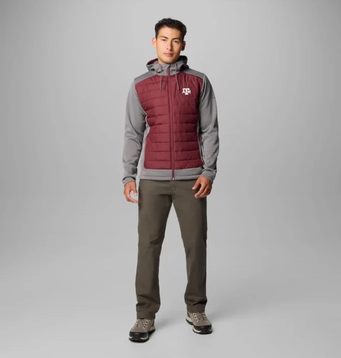 Sudadera con capucha híbrida Out-Shield™ para hombre – Texas A&M Sudadera con capucha híbrida Out-Shield™ para hombre – Texas A&M