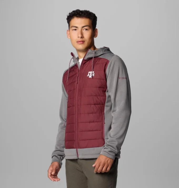 Sudadera con capucha híbrida Out-Shield™ para hombre – Texas A&M Sudadera con capucha híbrida Out-Shield™ para hombre – Texas A&M