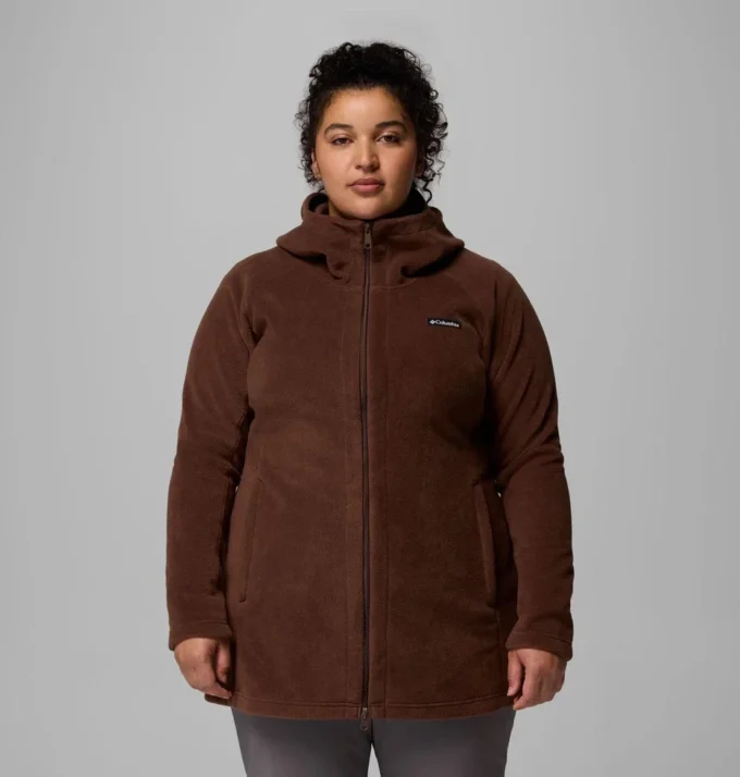 Sudadera con capucha larga de forro polar Benton Springs™ II para mujer – Talla grande