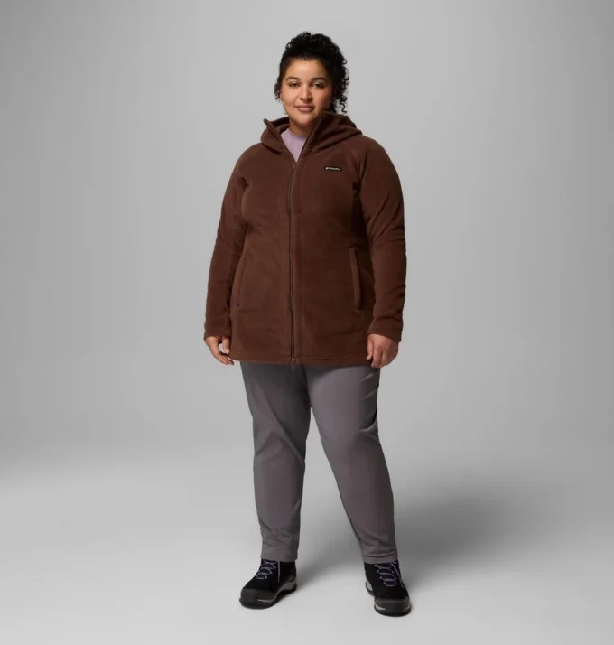 Sudadera con capucha larga de forro polar Benton Springs™ II para mujer – Talla grande