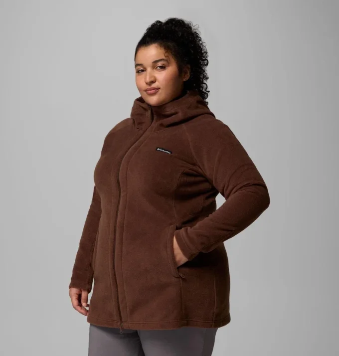 Sudadera con capucha larga de forro polar Benton Springs™ II para mujer – Talla grande