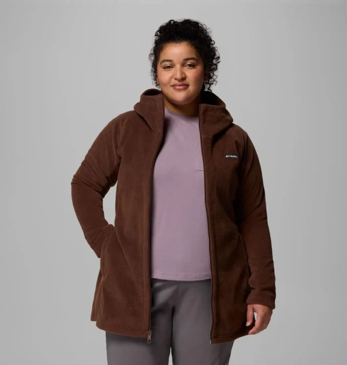 Sudadera con capucha larga de forro polar Benton Springs™ II para mujer – Talla grande