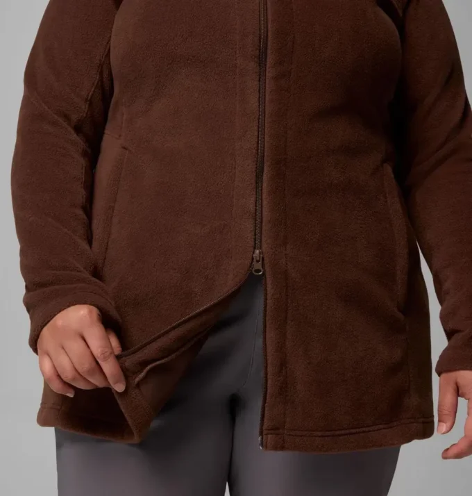 Sudadera con capucha larga de forro polar Benton Springs™ II para mujer – Talla grande