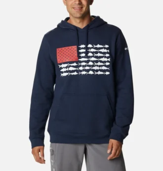 Sudadera con capucha PFG™ Fish Flag II para hombre