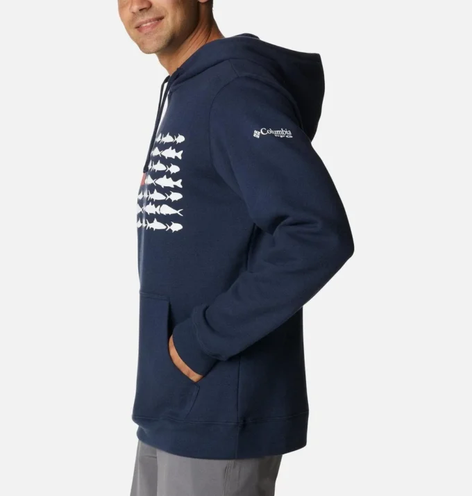 Sudadera con capucha PFG™ Fish Flag II para hombre