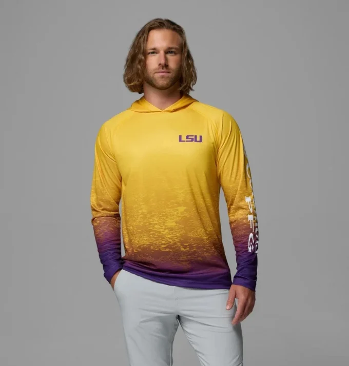 Sudadera con capucha PFG Super Terminal Tackle™ para hombre – Louisiana