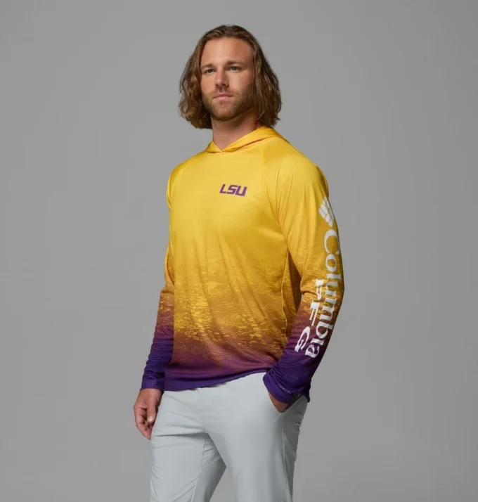 Sudadera con capucha PFG Super Terminal Tackle™ para hombre – Louisiana