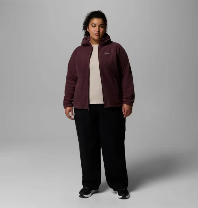 Sudadera con capucha y cremallera completa Benton Springs™ para mujer – Talla grande