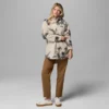 Sudadera con capucha y cremallera completa estampada Women Winter Warmth™