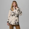Sudadera con capucha y cremallera completa estampada Women Winter Warmth™