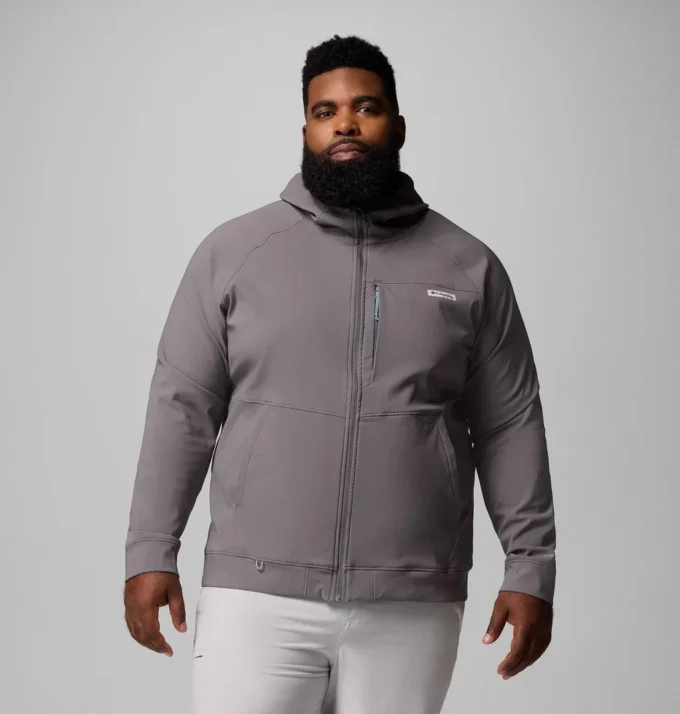 Sudadera con capucha y cremallera completa Hydroforce™ para hombre – Talla grande Sudadera con capucha y cremallera completa Hydroforce™ para hombre – Talla grande