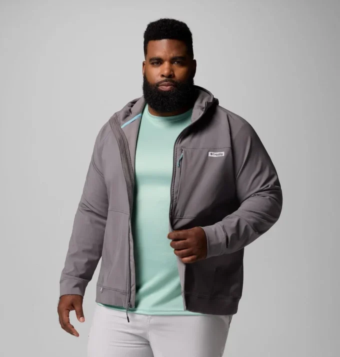 Sudadera con capucha y cremallera completa Hydroforce™ para hombre – Talla grande Sudadera con capucha y cremallera completa Hydroforce™ para hombre – Talla grande