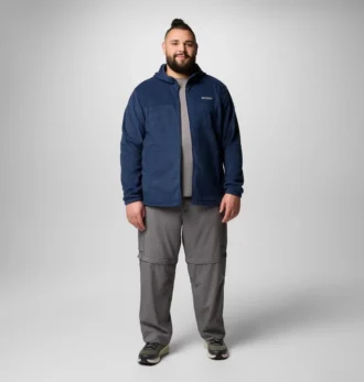 Sudadera con capucha y cremallera completa Steens Mountain para hombre – Talla grande