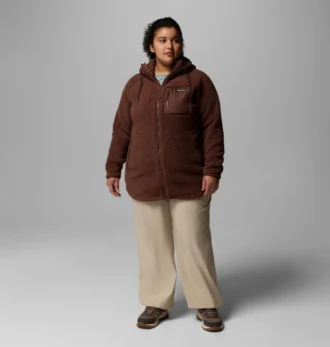 Sudadera con capucha y cremallera completa Women Winter Warmth™ – Talla grande
