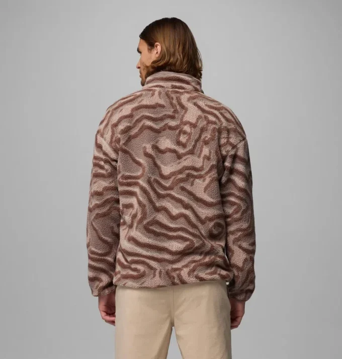 Sudadera con capucha y estampado Helvetia™ II para hombre con medio cierre a presión Sudadera con capucha y estampado Helvetia™ II para hombre con medio cierre a presión