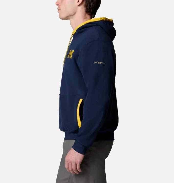 Sudadera con capucha y forro polar Collegiate Flanker™ para hombre – Michigan
