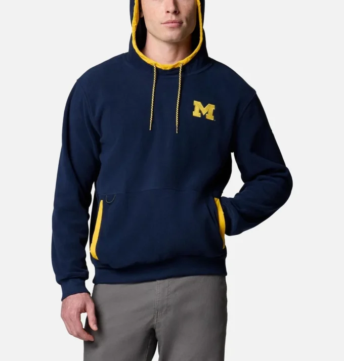 Sudadera con capucha y forro polar Collegiate Flanker™ para hombre – Michigan