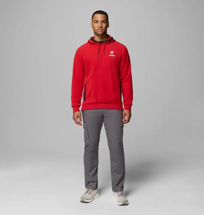 Sudadera con capucha y forro polar Flanker™ para hombre – Wisconsin