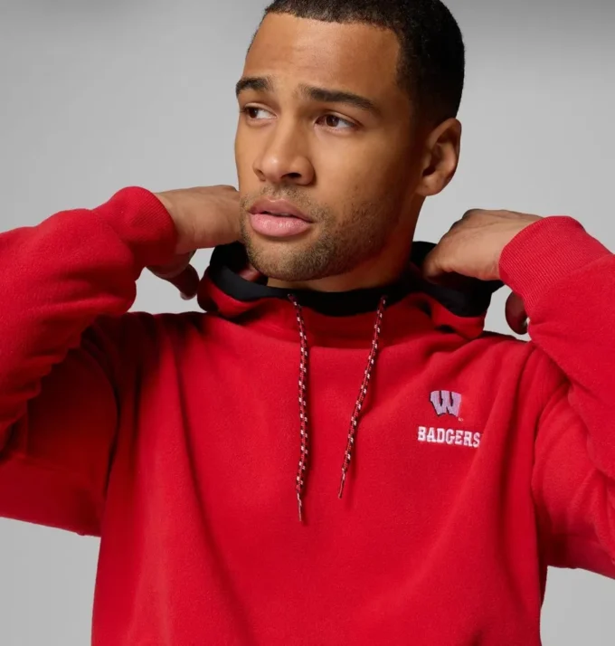 Sudadera con capucha y forro polar Flanker™ para hombre – Wisconsin