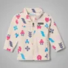Sudadera con cremallera completa y estampado Castle Dale™ para niñas pequeñas