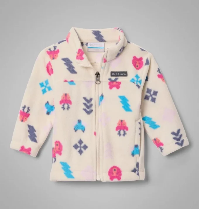 Sudadera con cremallera completa y estampado Castle Dale™ para niñas pequeñas