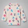 Sudadera con cremallera completa y estampado Castle Dale™ para niñas pequeñas