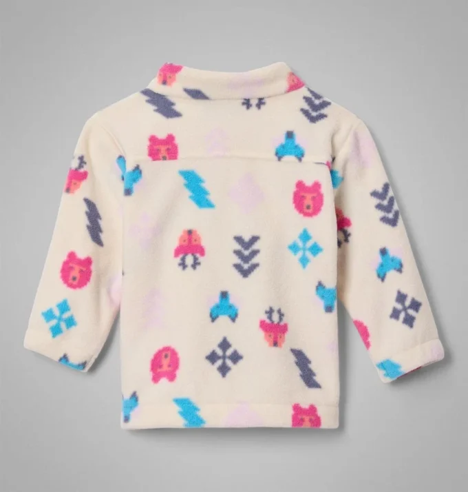 Sudadera con cremallera completa y estampado Castle Dale™ para niñas pequeñas