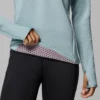 Sudadera con media cremallera Crystal Leaf™ Omni-Heat™ Helix para mujer