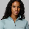 Sudadera con media cremallera Crystal Leaf™ Omni-Heat™ Helix para mujer