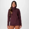 Sudadera con media cremallera de felpa Lake Aloha™ para mujer