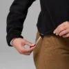 Sudadera corta de forro polar con medio cierre de botones Helvetia™ II para mujer