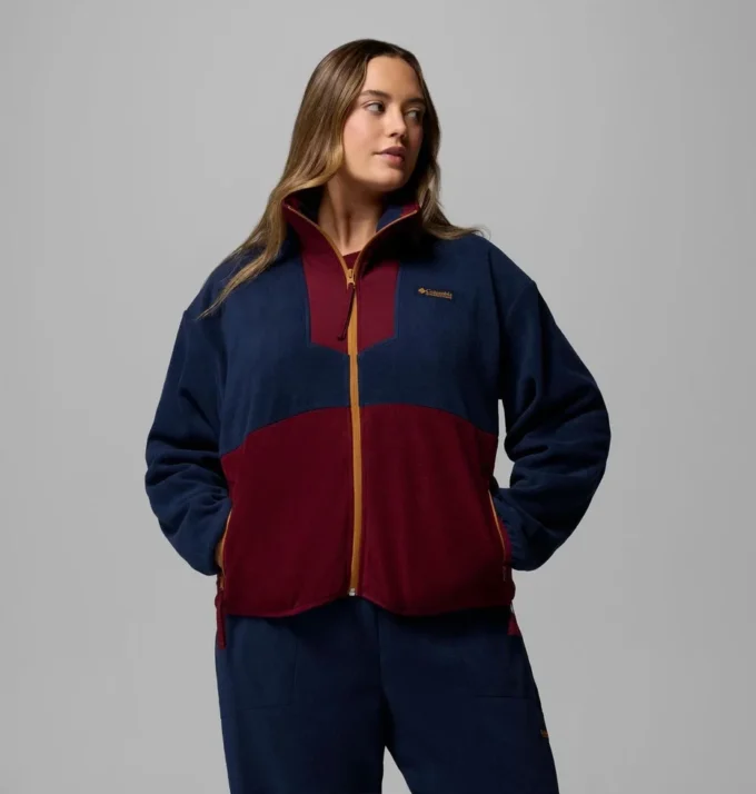 Sudadera de felpa con cremallera completa Sequoia Grove™ para mujer – Tallas grandes Sudadera de felpa con cremallera completa Sequoia Grove™ para mujer – Tallas grandes