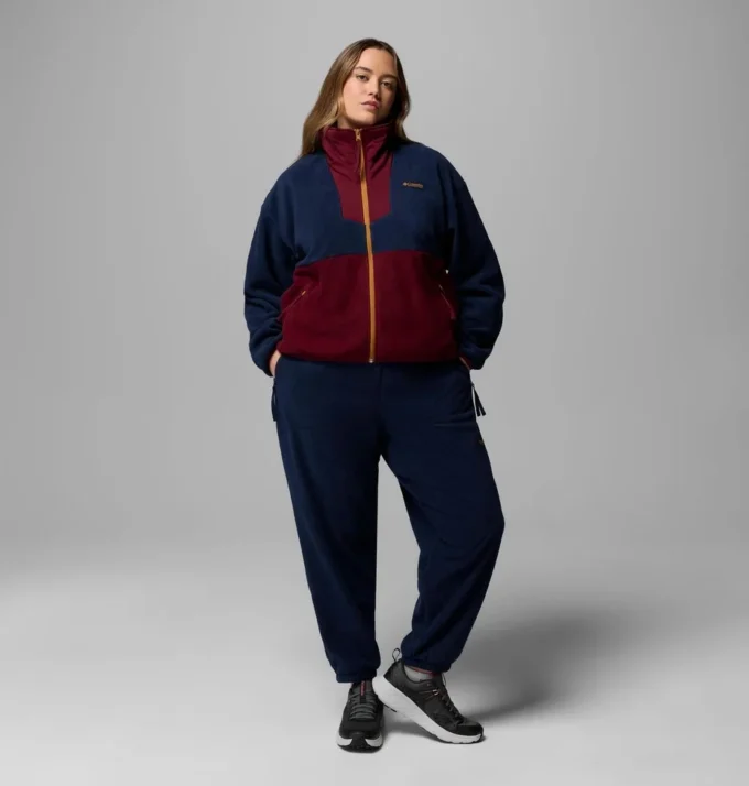 Sudadera de felpa con cremallera completa Sequoia Grove™ para mujer – Tallas grandes Sudadera de felpa con cremallera completa Sequoia Grove™ para mujer – Tallas grandes
