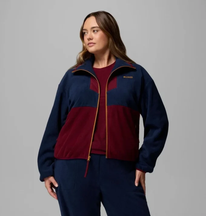 Sudadera de felpa con cremallera completa Sequoia Grove™ para mujer – Tallas grandes Sudadera de felpa con cremallera completa Sequoia Grove™ para mujer – Tallas grandes