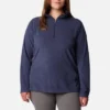 Sudadera de felpa con media cremallera Glacial™ IV para mujer – Talla grande