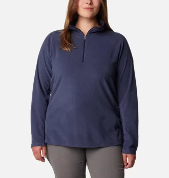 Sudadera de felpa con media cremallera Glacial™ IV para mujer – Talla grande Sudadera de felpa con media cremallera Glacial™ IV para mujer – Talla grande