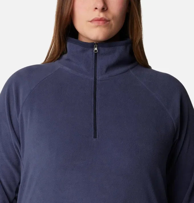 Sudadera de felpa con media cremallera Glacial™ IV para mujer – Talla grande