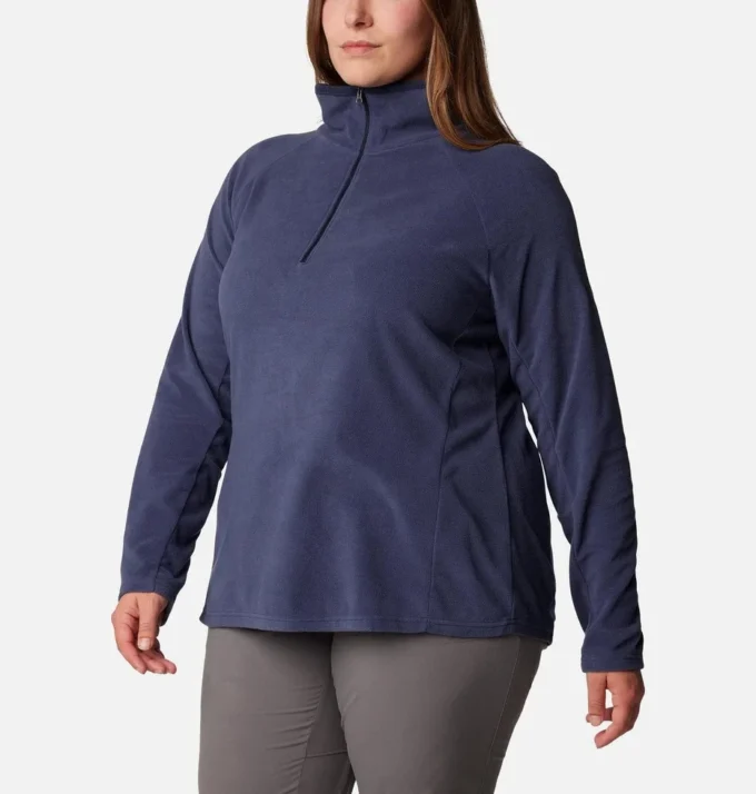 Sudadera de felpa con media cremallera Glacial™ IV para mujer – Talla grande