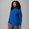 Sudadera de felpa con media cremallera Lake Aloha™ para mujer – Tallas grandes Sudadera de felpa con media cremallera Lake Aloha™ para mujer – Tallas grandes