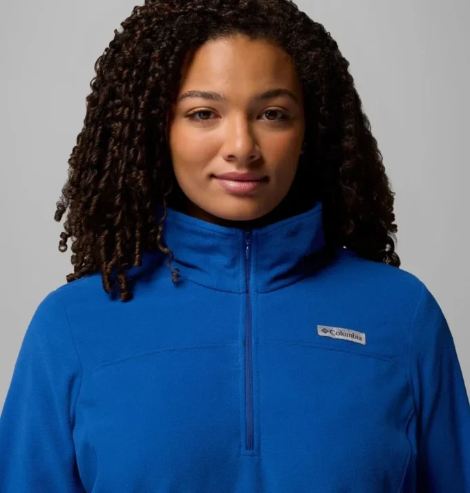 Sudadera de felpa con media cremallera Lake Aloha™ para mujer – Tallas grandes Sudadera de felpa con media cremallera Lake Aloha™ para mujer – Tallas grandes