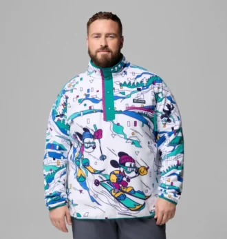 Sudadera de felpa con medio cierre a presión CSC x Disney para hombre – Talla grande Sudadera de felpa con medio cierre a presión CSC x Disney para hombre – Talla grande