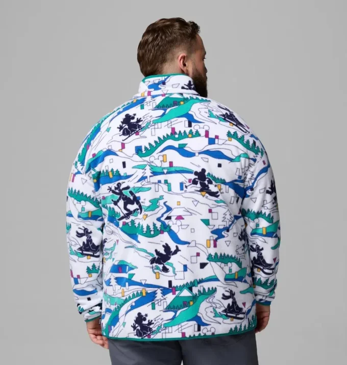 Sudadera de felpa con medio cierre a presión CSC x Disney para hombre – Talla grande Sudadera de felpa con medio cierre a presión CSC x Disney para hombre – Talla grande
