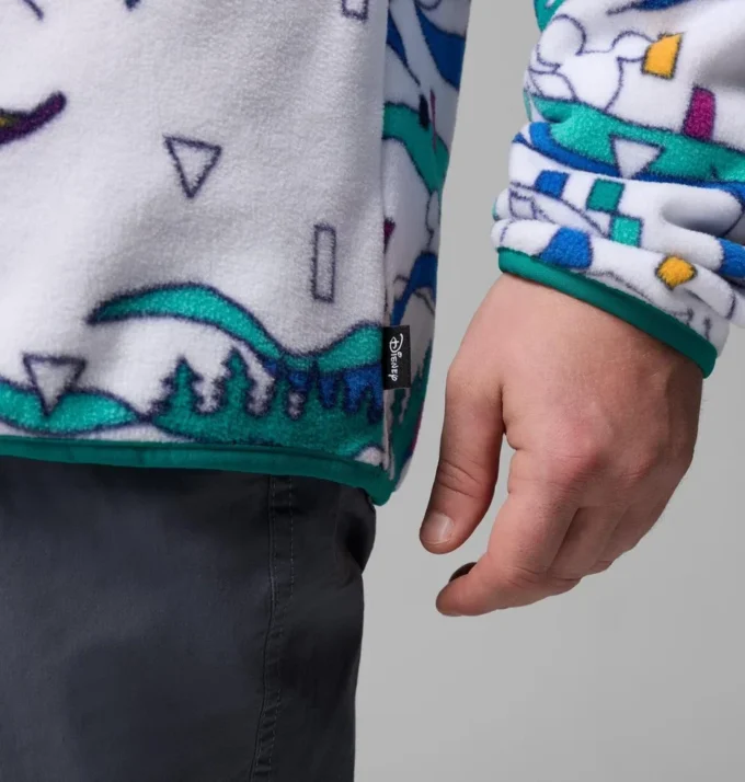 Sudadera de felpa con medio cierre a presión CSC x Disney para hombre – Talla grande Sudadera de felpa con medio cierre a presión CSC x Disney para hombre – Talla grande
