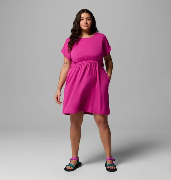 Vestido de manga corta Chill River™ para mujer – Talla grande
