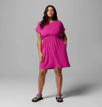 Vestido de manga corta Chill River™ para mujer – Talla grande Vestido de manga corta Chill River™ para mujer – Talla grande
