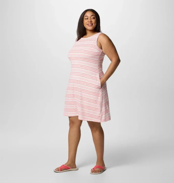 Vestido estampado Chill River™ para mujer – Talla grande Vestido estampado Chill River™ para mujer – Talla grande